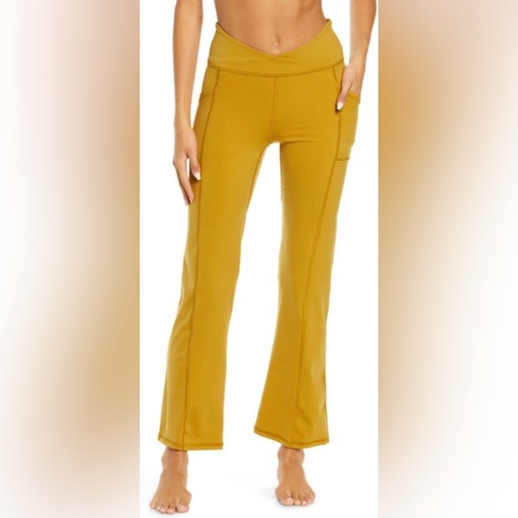 NEW FREE PEOPLE- Athletic Straight Leg Pants with Side Pocket - Picture 6 of 10